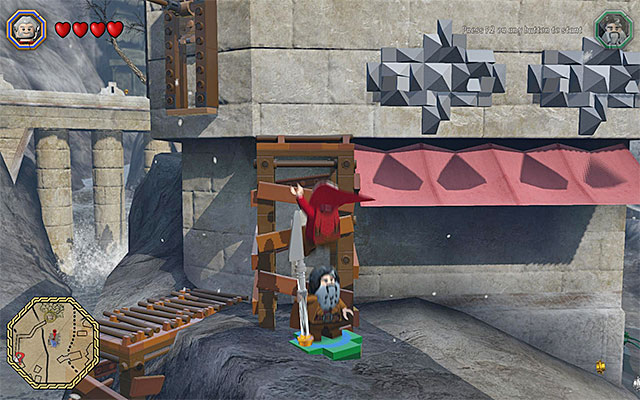 Climb onto the ally, using his long weapon - Schematics locations (9-16) | Middle Earth - Schematics - Middle Earth - Schematics - LEGO The Hobbit Game Guide & Walkthrough