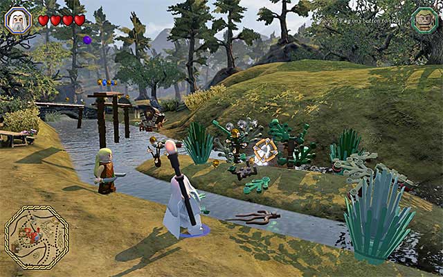 Saruman needs to destroy the mithril padlock - Mithril bricks locations (1-15) | Middle Earth - Mithril LEGO bricks - Middle Earth - Mithril LEGO bricks - LEGO The Hobbit Game Guide & Walkthrough