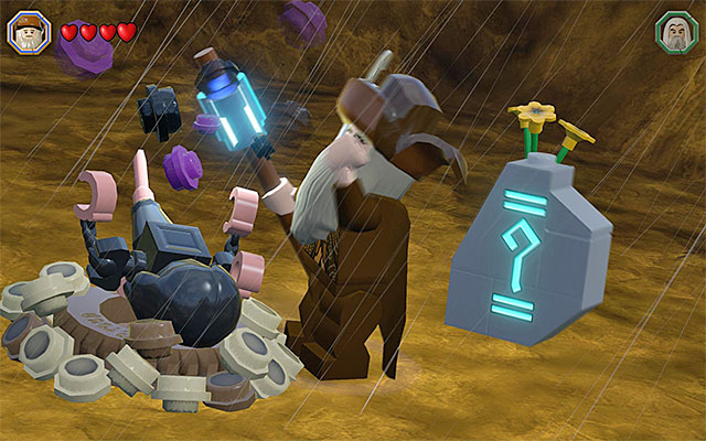 Use Radagasts ability to heal the mole - Mithril bricks locations (1-15) | Middle Earth - Mithril LEGO bricks - Middle Earth - Mithril LEGO bricks - LEGO The Hobbit Game Guide & Walkthrough