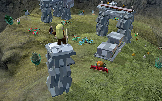 The first pressure plate - Mithril bricks locations (1-15) | Middle Earth - Mithril LEGO bricks - Middle Earth - Mithril LEGO bricks - LEGO The Hobbit Game Guide & Walkthrough