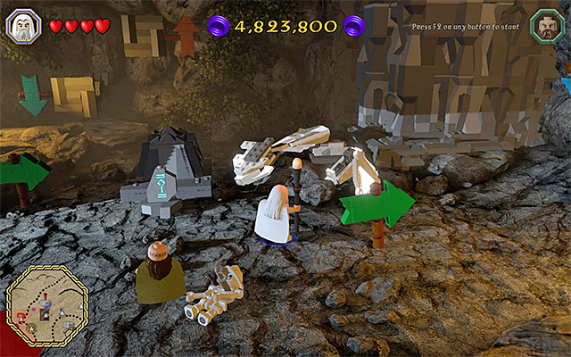 While smashing the objects in the area, use Dori and Saruman, to your aid - Mithril bricks locations (1-15) | Middle Earth - Mithril LEGO bricks - Middle Earth - Mithril LEGO bricks - LEGO The Hobbit Game Guide & Walkthrough