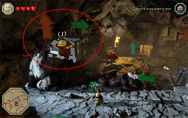 Only then, start solving the puzzle, which consists in turning the colorful arrows in the correct way - Mithril bricks locations (1-15) | Middle Earth - Mithril LEGO bricks - Middle Earth - Mithril LEGO bricks - LEGO The Hobbit Game Guide & Walkthrough