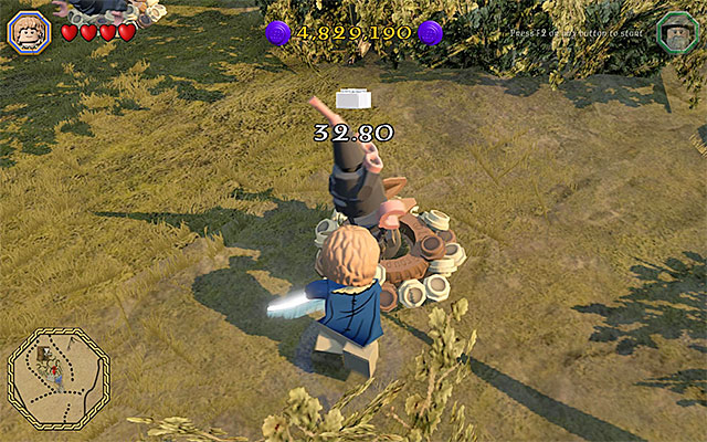 Attack the moles, one after another, quickly - Mithril bricks locations (16-30) | Middle Earth - Mithril LEGO bricks - Middle Earth - Mithril LEGO bricks - LEGO The Hobbit Game Guide & Walkthrough