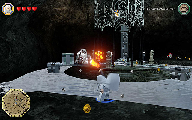 Use Sarumans staff to smash the mithril objects - Mithril bricks locations (16-30) | Middle Earth - Mithril LEGO bricks - Middle Earth - Mithril LEGO bricks - LEGO The Hobbit Game Guide & Walkthrough