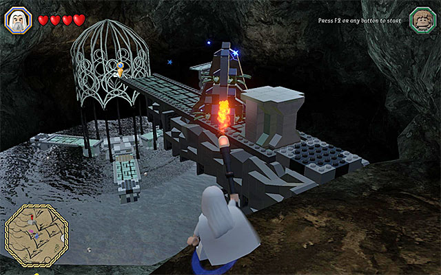 Smash the obstacle and push the last block - Mithril bricks locations (16-30) | Middle Earth - Mithril LEGO bricks - Middle Earth - Mithril LEGO bricks - LEGO The Hobbit Game Guide & Walkthrough