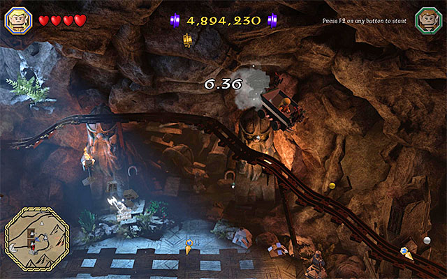 You need to time pressing the jump key well, to fly through the rings - Mithril bricks locations (31-45) | Middle Earth - Mithril LEGO bricks - Middle Earth - Mithril LEGO bricks - LEGO The Hobbit Game Guide & Walkthrough