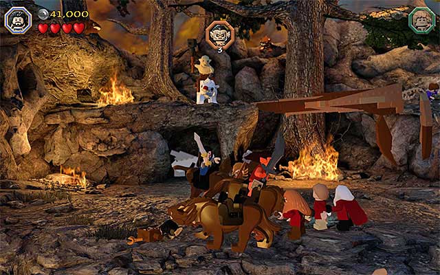 You can mount wargs and deal with the enemies this way - 4. Enemies and other dangers | LEGO The Hobbit - LEGO The Hobbit in 10 Easy Steps - LEGO The Hobbit Game Guide & Walkthrough