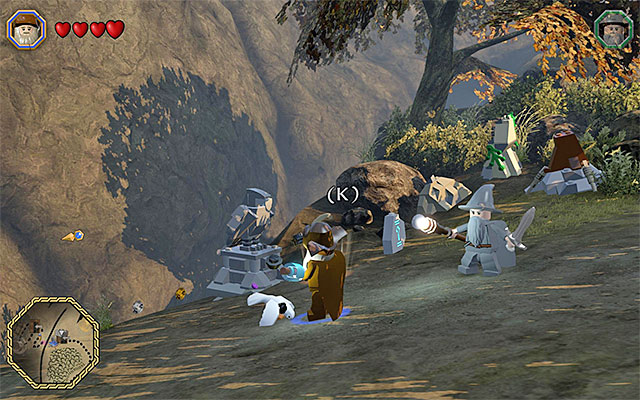 You need to tend to the wounded bird - Middle-Earth: Reach High Fells | Walkthrough | LEGO The Hobbit - Walkthrough - LEGO The Hobbit Game Guide & Walkthrough
