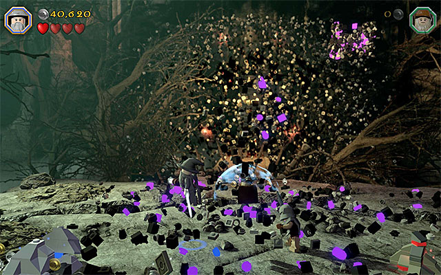 Try to ignore the regular orcs - Stage 14 (The Necromancer): The battle with Sauron | Walkthrough - Walkthrough - LEGO The Hobbit Game Guide & Walkthrough