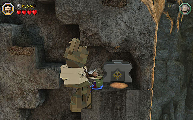 A cracked plate - Stage 15 (On the Doorstep): The climb | Walkthrough - Walkthrough - LEGO The Hobbit Game Guide & Walkthrough