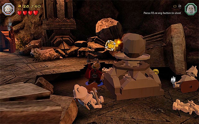 The catch - Stage 15 (On the Doorstep) | Main Stages - Collectibles - Main Stages - Collectibles - LEGO The Hobbit Game Guide & Walkthrough