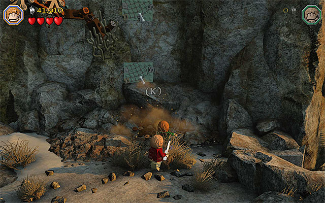 Complete building the climbing wall - Stage 15 (On the Doorstep) | Main Stages - Collectibles - Main Stages - Collectibles - LEGO The Hobbit Game Guide & Walkthrough