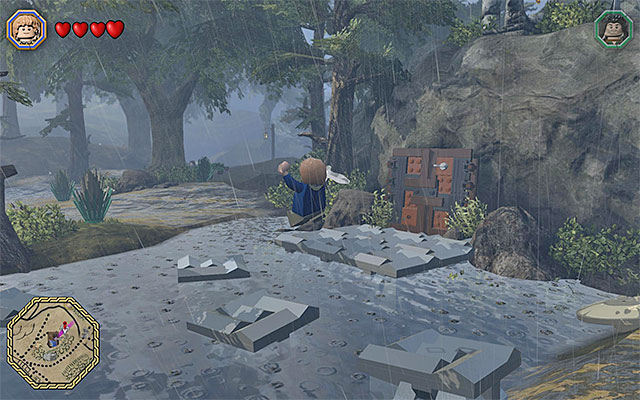 The cave entrance - White question marks - walkthroughs for quests 1-20 | Middle Earth - Side missions - Middle Earth - Side missions - LEGO The Hobbit Game Guide & Walkthrough