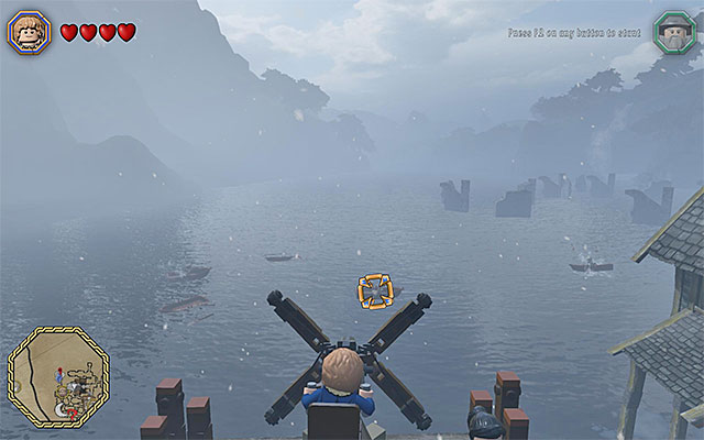 Target the goblin boats - White question marks - walkthroughs for quests 81-100 | Middle Earth - Side missions - Middle Earth - Side missions - LEGO The Hobbit Game Guide & Walkthrough