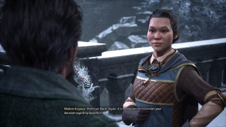 Along the way to the meeting with Madam Kogawa, you'll encounter, among others, Professor Sharp - Hogwarts Legacy: The Polyjuice Plot - Hogwarts Legacy: Main quests - Hogwarts Legacy Guide