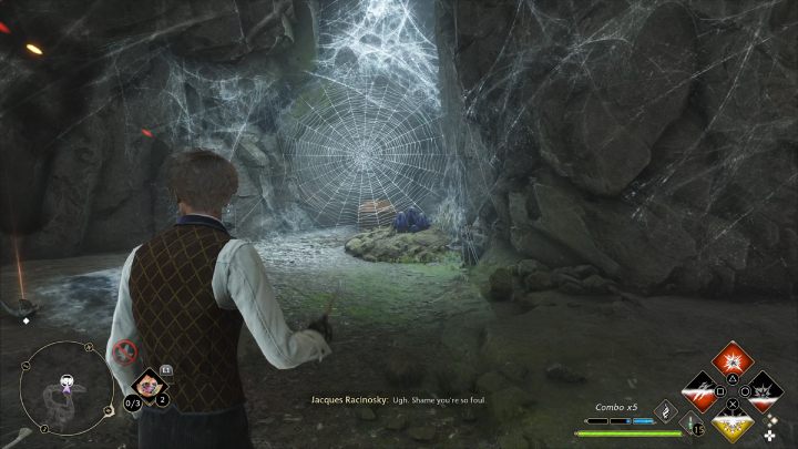 At the end of the tunnel you will find the first Collection Chest - Hogwarts Legacy: Poidsear Coast - Collection Chests - Hogwarts Legacy: Collection Chests - Hogwarts Legacy Guide