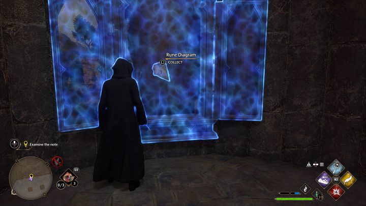 Examine the objects that appeared on the wall - you'll find a Rune Diagram - Hogwarts Legacy: In the Shadow of the Estate - Hogwarts Legacy: Main quests - Hogwarts Legacy Guide