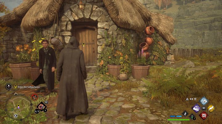 Follow Sebastian to Swallow's house and enter it - Hogwarts Legacy: In the Shadow of the Estate - Hogwarts Legacy: Main quests - Hogwarts Legacy Guide