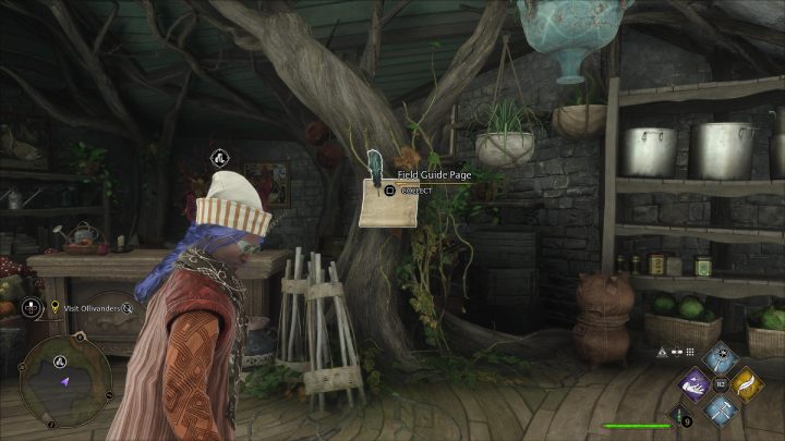 One of the pages can be found in the shop on the northern outskirts of the village - Hogwarts Legacy: Field Guide Pages Part 2 - Hogsmeade - Hogwarts Legacy: Hogsmeade Collectibles - Hogwarts Legacy Guide