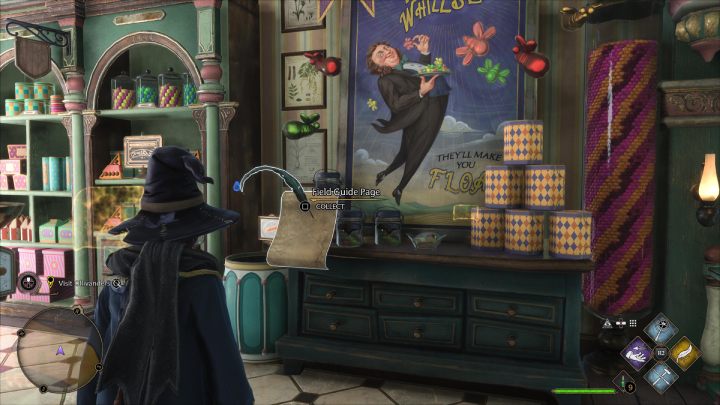 This collectible is in the candy store - Hogwarts Legacy: Field Guide Pages Part 2 - Hogsmeade - Hogwarts Legacy: Hogsmeade Collectibles - Hogwarts Legacy Guide