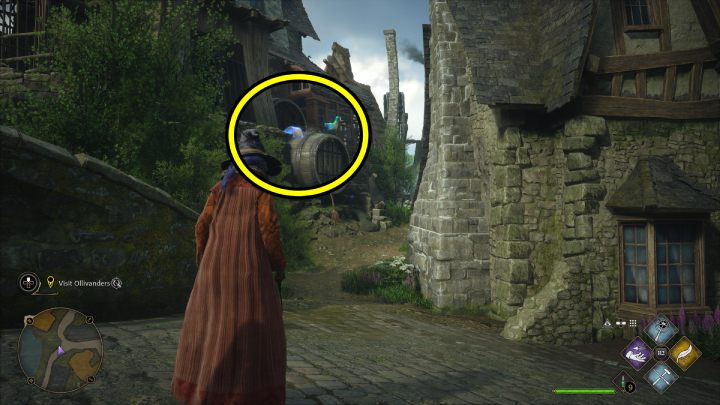 One of the Flying Guide Pages #13 (Hogsmeade) can be found by the river in the northern part of the village - Hogwarts Legacy: Field Guide Pages Part 2 - Hogsmeade - Hogwarts Legacy: Hogsmeade Collectibles - Hogwarts Legacy Guide