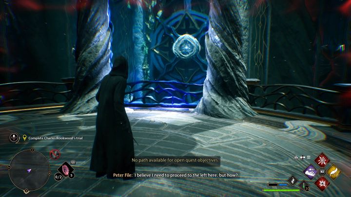 Use the new exit and reach the third circle of ancient magic - Hogwarts Legacy: Charles Rookwoods Trial - Hogwarts Legacy: Main quests - Hogwarts Legacy Guide