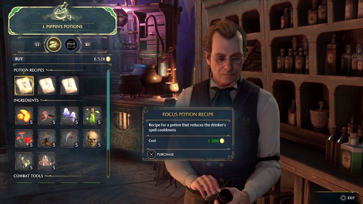 A more difficult and time-consuming method is to brew the potion yourself - Hogwarts Legacy: Professor Sharps Assignment 1 - Hogwarts Legacy: Assignment - Hogwarts Legacy Guide