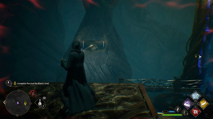 Don't jump off the levitating platform yet - Hogwarts Legacy: Percival Rackhams Trial - Hogwarts Legacy: Main quests - Hogwarts Legacy Guide