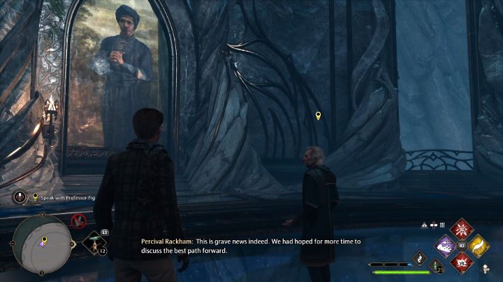 Go to the Map Chamber to meet Professor Fig and the Guardians - Hogwarts Legacy: San Bakars Trial - Hogwarts Legacy: Main quests - Hogwarts Legacy Guide