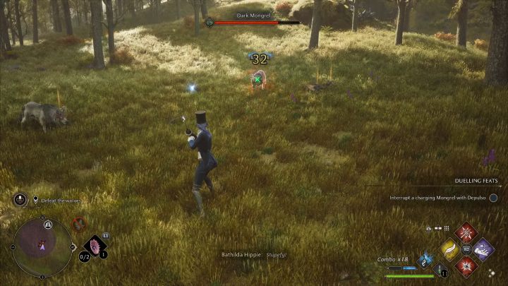 Run after Natty and follow the footprints on the ground - Hogwarts Legacy: The Lost Child - Hogwarts Legacy: Relationship quests - Natty - Hogwarts Legacy Guide