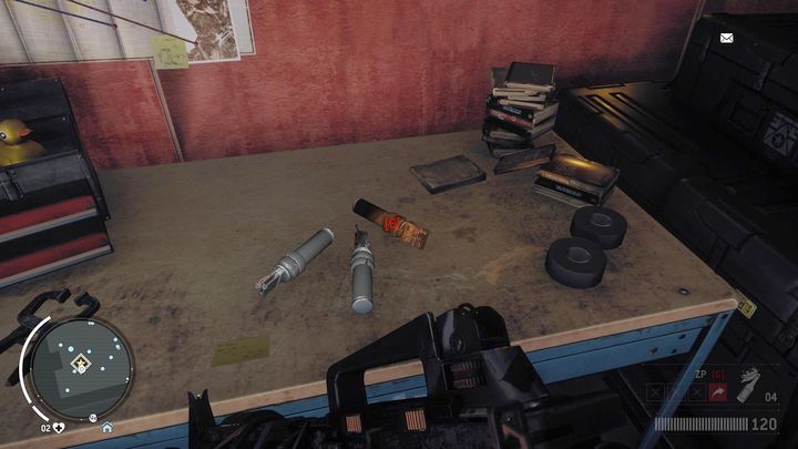 After talking to Ned, go to the first floor and take the pipe bombs from the table - Going AWOL | Walkthrough - Walkthrough - Homefront: The Revolution Game Guide & Walkthrough