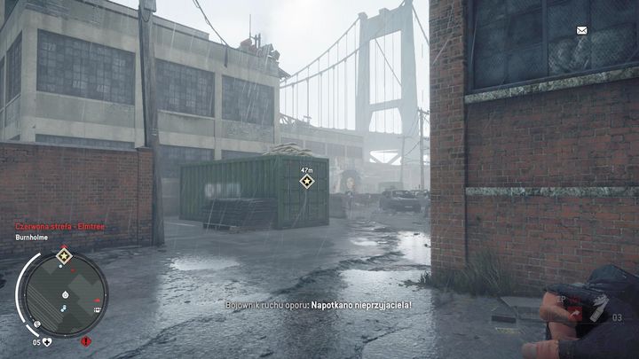 Once you reach the meeting place, take the rocket launcher from the table and go towards the meeting place, for whom where you received the alarm - Zero Hour | Walkthrough - Walkthrough - Homefront: The Revolution Game Guide & Walkthrough