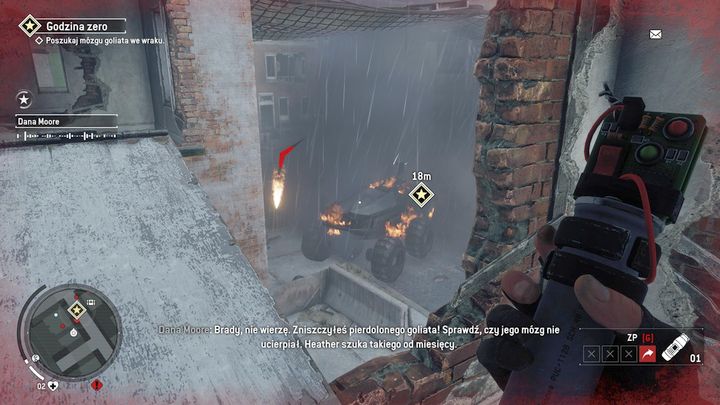 After an unsuccessful escape, you will have to deal with Goliath, a heavily armored vehicle, which only purpose is to kill enemies - Zero Hour | Walkthrough - Walkthrough - Homefront: The Revolution Game Guide & Walkthrough