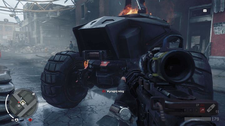 Once you end the fight, go to the Goliaths remains, and take its brain, which needs to be taken to the main metro hideout of the resistance - Zero Hour | Walkthrough - Walkthrough - Homefront: The Revolution Game Guide & Walkthrough