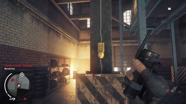 The moment you get inside, go to the switch, which is visible on the screenshot, and activate it to gain access to a new zone - Holloway - Red zone | Key Points - Key Points - Homefront: The Revolution Game Guide & Walkthrough