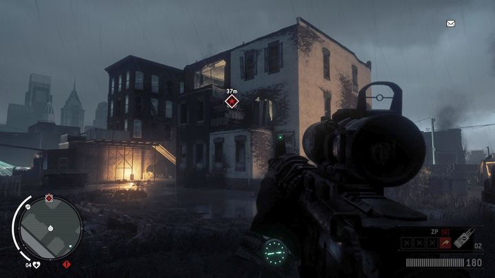 Once you arrive to the place, you shouldnt meet any Korean patrols, but have the weapon ready, because they are on the street in the northern part - Holloway - Red zone | Key Points - Key Points - Homefront: The Revolution Game Guide & Walkthrough