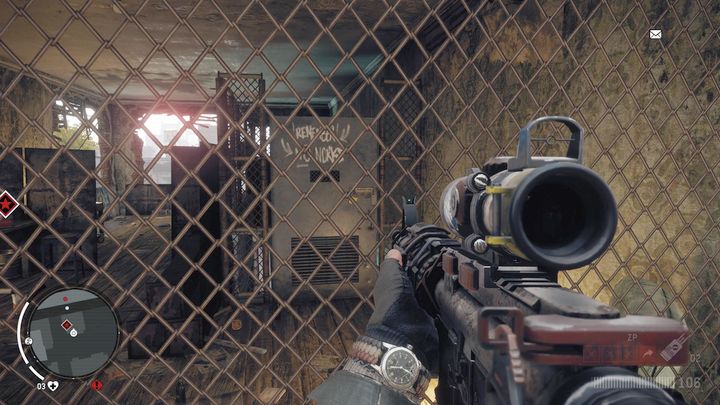 While being upstairs, you will notice a net, which will render you unable to cross to the main room - Holloway - Red zone | Key Points - Key Points - Homefront: The Revolution Game Guide & Walkthrough