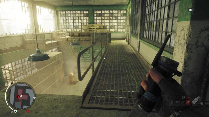 Get to the stairs presented in the screenshot - Lombard - Red zone | Key Points - Key Points - Homefront: The Revolution Game Guide & Walkthrough