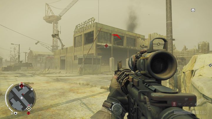 You will have to search the building in order to find documents and explosives - Lombard - Red zone | Key Points - Key Points - Homefront: The Revolution Game Guide & Walkthrough