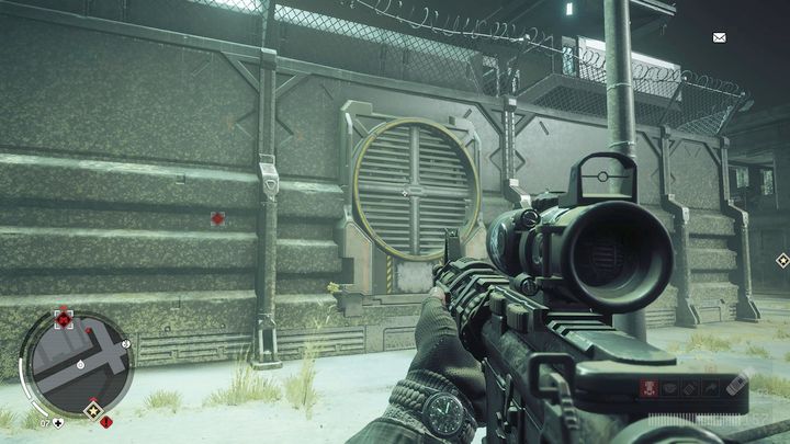 You will access the stronghold through a ventilation grate in the east part of the facility - Lombard - Red zone | Key Points - Key Points - Homefront: The Revolution Game Guide & Walkthrough