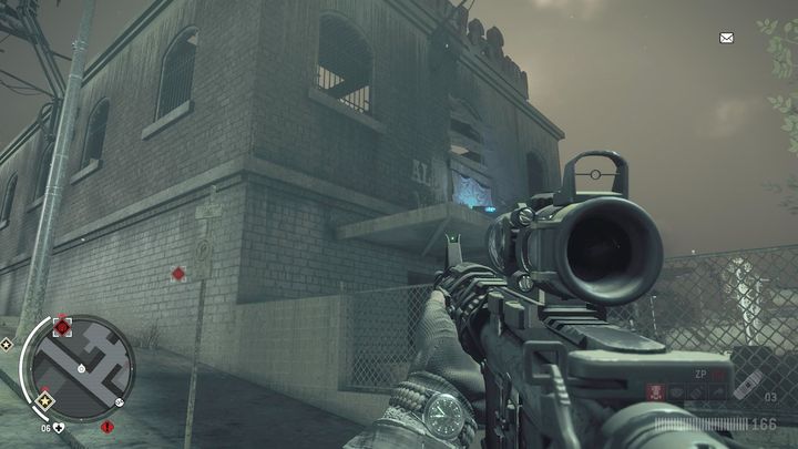 Look around and you will find the entrance presented in the screenshot - Lombard - Red zone | Key Points - Key Points - Homefront: The Revolution Game Guide & Walkthrough