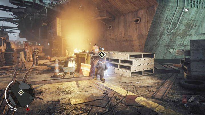 Once you get to the shipyard, follow Parrish and show documents to the guard at the gate - Sabotage | Walkthrough - Walkthrough - Homefront: The Revolution Game Guide & Walkthrough