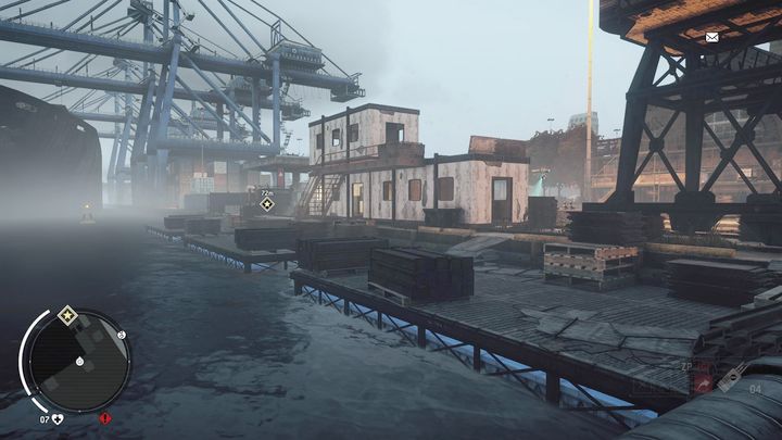 On your way to the place described by Parrish, stick to the left (see screenshot) - Sabotage | Walkthrough - Walkthrough - Homefront: The Revolution Game Guide & Walkthrough