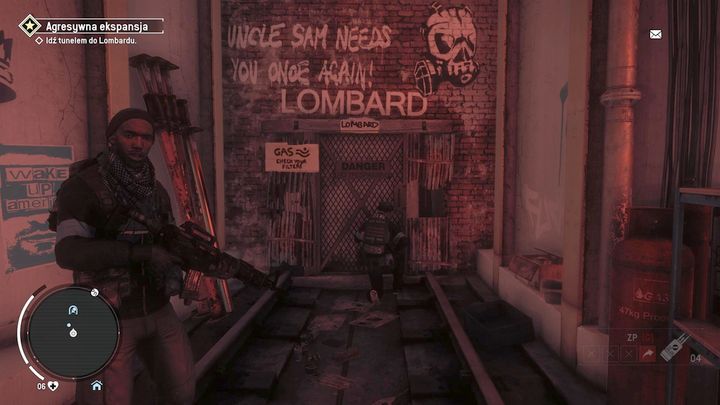 Once the mission starts, head to a tunnel and turn left to reach a door that will take you to another zone - Aggressive Expansion | Walkthrough - Walkthrough - Homefront: The Revolution Game Guide & Walkthrough