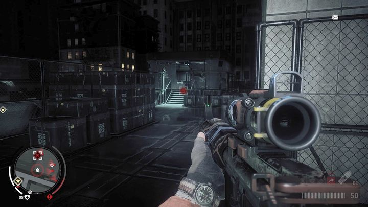 After heading up proceed to the booth containing the terminal which you must hack - Forbidden Zone | Key Points - Key Points - Homefront: The Revolution Game Guide & Walkthrough