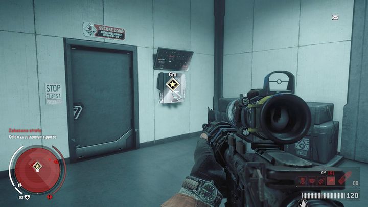 After getting down, use the red door shown in the picture and hack the electric lock to get to the prison - Forbidden Zone | Key Points - Key Points - Homefront: The Revolution Game Guide & Walkthrough