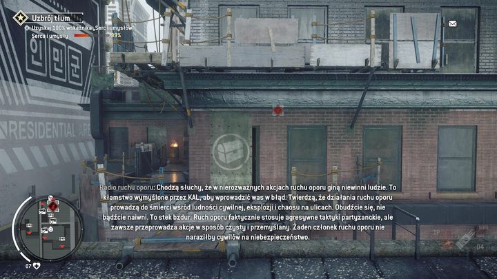 Turn right after passing the bridge and climb the ladder to get to the roof - Forbidden Zone | Key Points - Key Points - Homefront: The Revolution Game Guide & Walkthrough