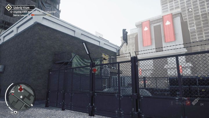 You will have to get to the place depicted above (boarded up window) - Forbidden Zone | Key Points - Key Points - Homefront: The Revolution Game Guide & Walkthrough