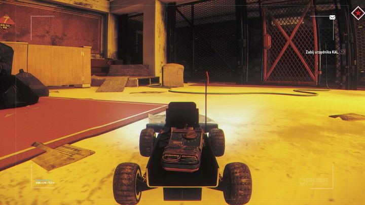 When you manage to get inside with the car you will see the same view that is presented on the picture - Forbidden Zone | Key Points - Key Points - Homefront: The Revolution Game Guide & Walkthrough