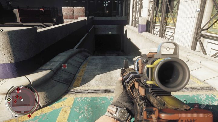 On the other side you will find an entrance to an underground parking lot - Forbidden Zone | Key Points - Key Points - Homefront: The Revolution Game Guide & Walkthrough